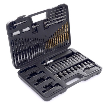 Trusa profesionala 109 piese, Tagred, burghiu, biti, surubelnita, din otel acoperit cu cobalt Trusa profesionala 109 piese, Tagred, burghiu, biti, surubelnita, din otel acoperit cu cobalt