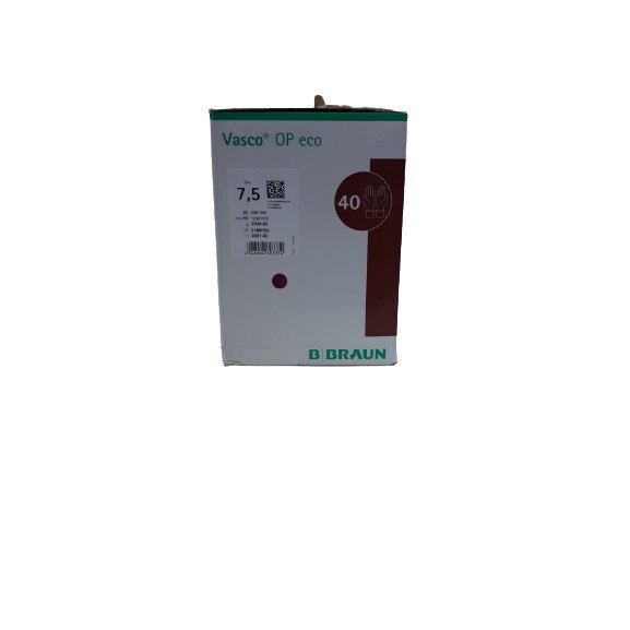 Manusi Chirurgicale Nepudrate Vasco Op Sensitive, 40 Perechi, Marimea 7.5 (S)