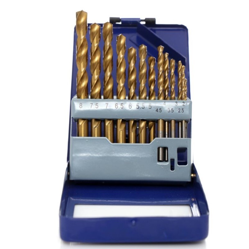 Set 13 buc bughiu, Tagred, 1,5 - 6,5 mm din otel HSS, acoperit cu nitrura de titan