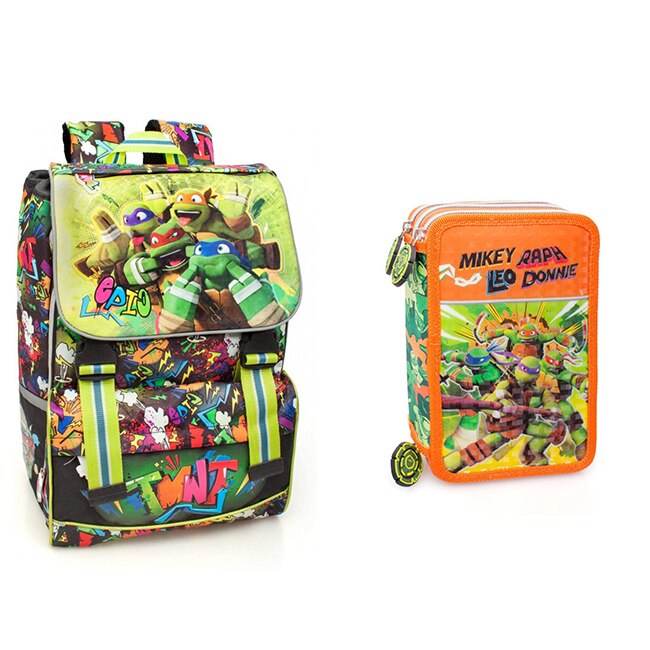 Set scoala Turtles - Ghiozdan scoala, Penar echipat