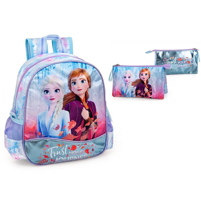 Set gradinita Frozen - Ghiozdan gradinita, penar etui