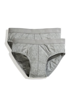 Set 2 perechi chiloti barbati Fruit Of The Loom Classic Sport, Bumbac/Elastan, Gri, Gri Set 2 perechi chiloti barbati Fruit Of The Loom Classic Sport, Bumbac/Elastan, Gri, Gri