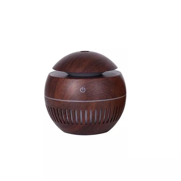 Zen légpárásító, többfunkciós, lámpákkal, sötétbarna, 130 ml