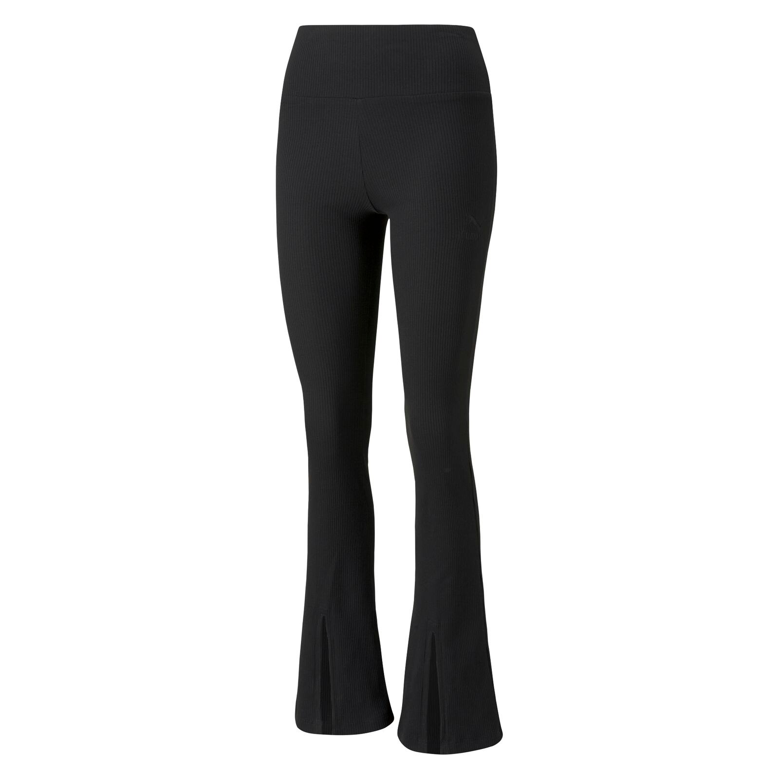 Pantaloni trening Puma Classics Ribbed Slit Pants 53161401 Femei, Negru, XXS