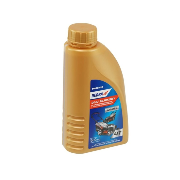 Ulei de motor, Dedra, pentru masini de gradina in patru timpi, 600 ml