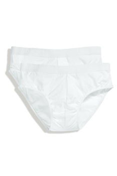 Set 2 perechi chiloti barbati Fruit Of The Loom Classic Sport, Bumbac/Elastan, Alb, Alb Set 2 perechi chiloti barbati Fruit Of The Loom Classic Sport, Bumbac/Elastan, Alb, Alb