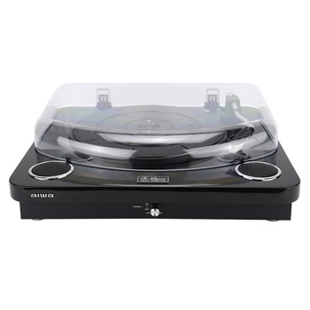 Pick-up Aiwa GBTUR-120BK, Difuzoare incorporate Stereo, Bluetooth, Radio, USB, Card SD, Negru Pick-up Aiwa GBTUR-120BK, Difuzoare incorporate Stereo, Bluetooth, Radio, USB, Card SD, Negru
