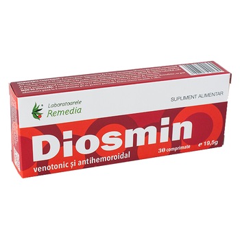 Diosmin 30 comprimate Remedia Diosmin 30 comprimate Remedia