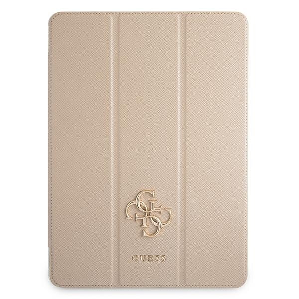 Husa pentru iPad Pro 12.9 2021 Guess Saffiano Collection gold