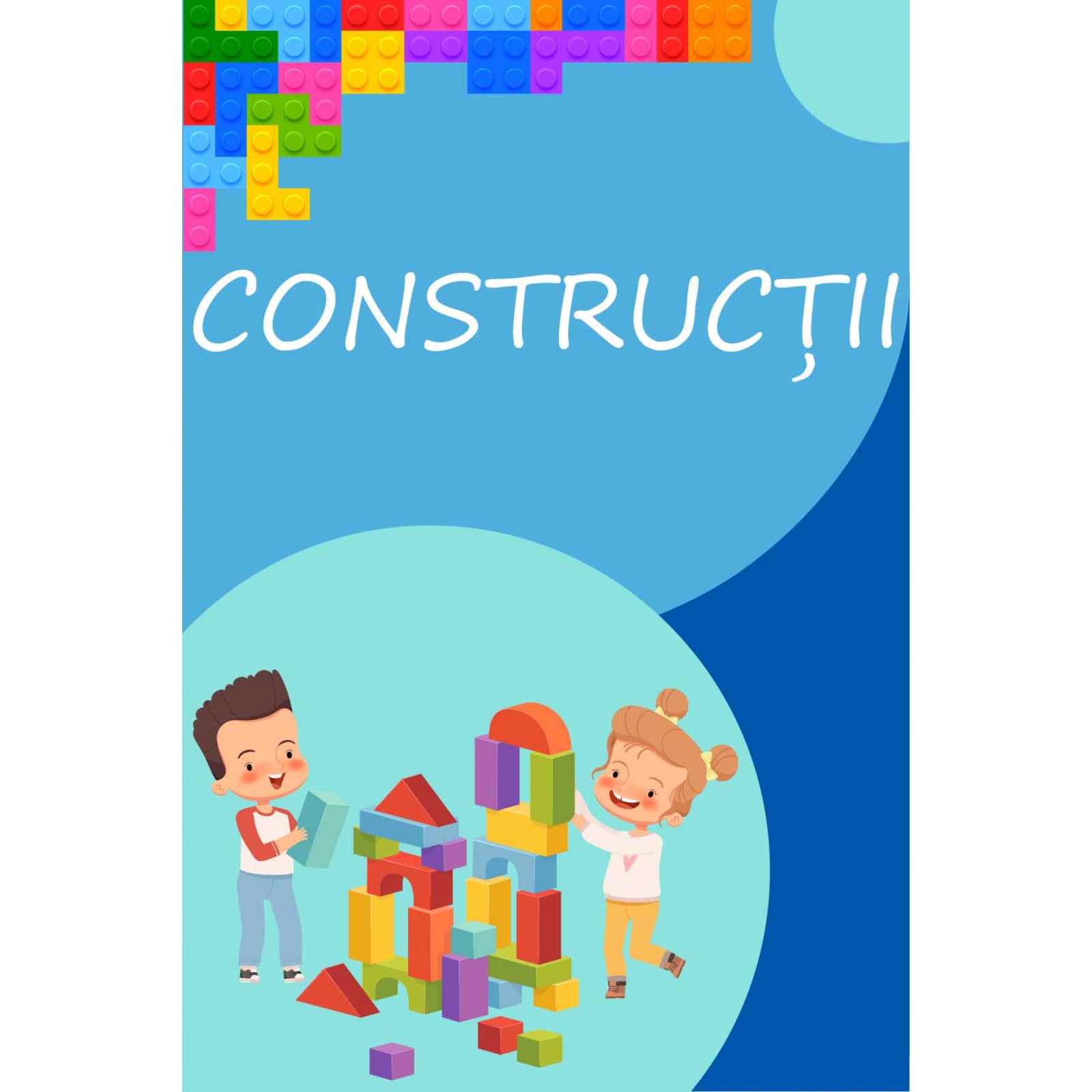 Set Autocolante Centre de Interes pentru Gradinite, 7 folii de 30x20 cm