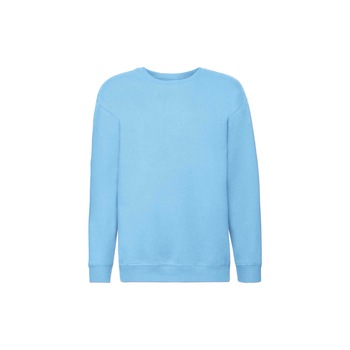 Bluza copii Set-in Sweat, Fruit of the Loom, Premium, Bumbac/Poliester, 14-15 ani, Albastru deschis Bluza copii Set-in Sweat, Fruit of the Loom, Premium, Bumbac/Poliester, 14-15 ani, Albastru deschis