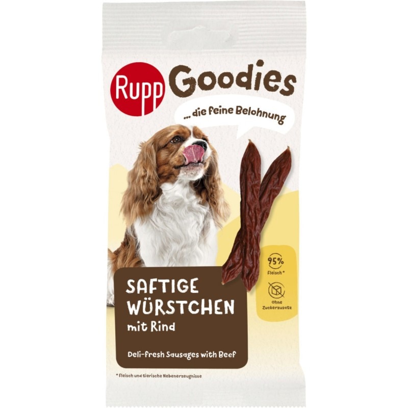 Recompense pentru caini, Rupp, carnaciori cu vita, 70 gr