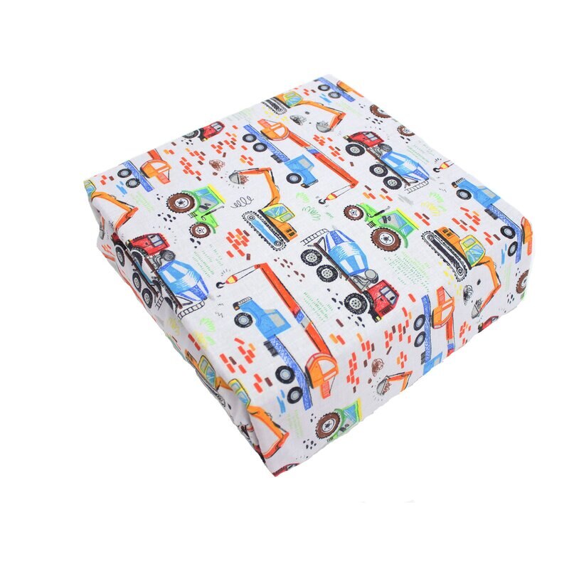 Cearceaf Prichindel, patut 120x60 cm, cu masinute