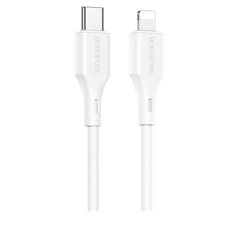 Cablu de date/incarcare Borofone, BX49 USB Type-C to Lightning, Alb