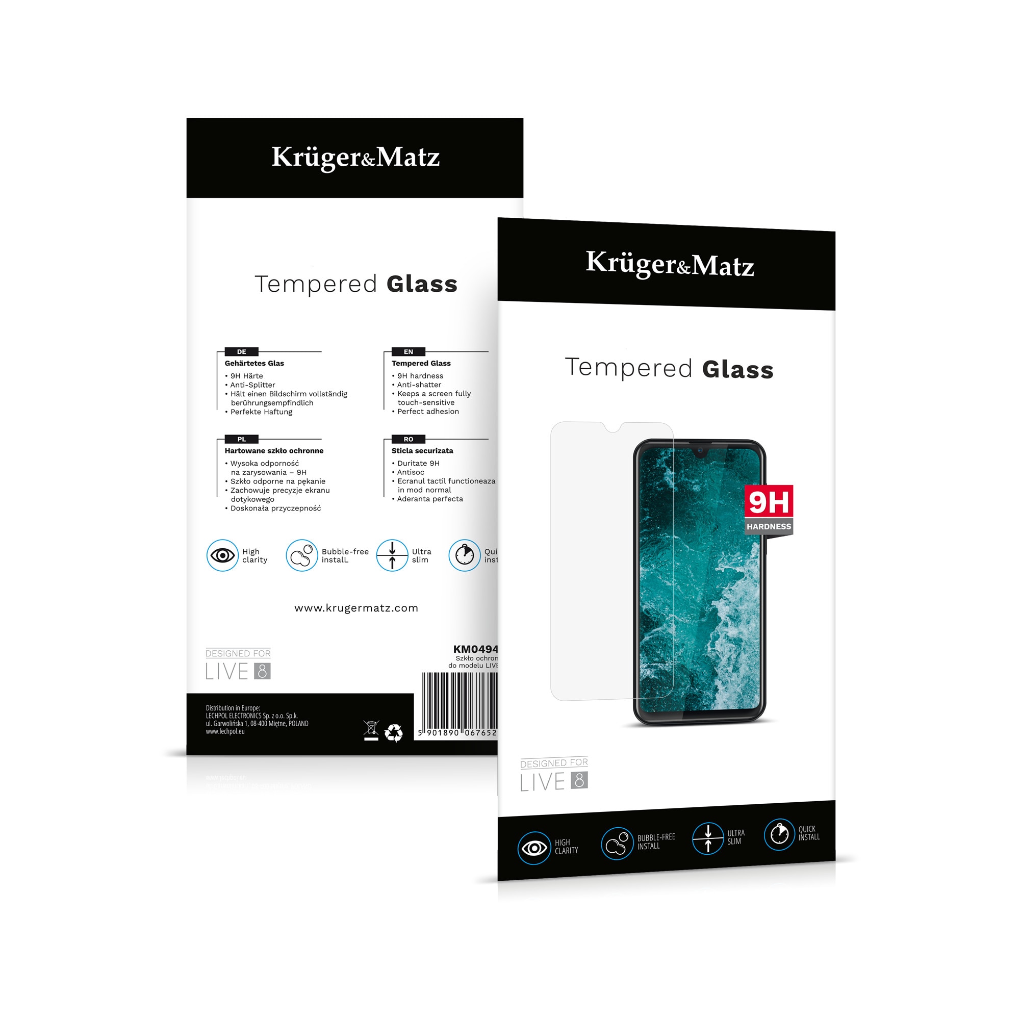 Folie protectie LIVE 8 Kruger&Matz