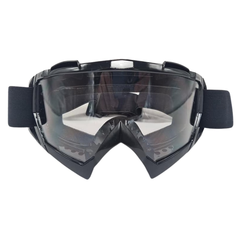 Ochelari MX cu lentila clara Atv/Cross/Enduro/Downhill/Ski, negru