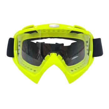 Ochelari MX cu lentila clara Atv/Cross/Enduro/Downhill/Ski, galben Ochelari MX cu lentila clara Atv/Cross/Enduro/Downhill/Ski, galben