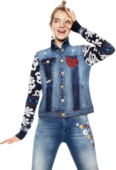 Geaca Desigual 18SWED38, Albastru, XS Geaca Desigual 18SWED38, Albastru, XS