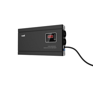 Stabilizator De Tensiune 1200w Cu Transformator Montabil Pe Perete Negru Well Emag Ro