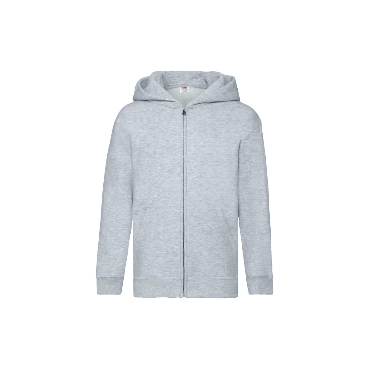 Hanorac copii Fruit of the Loom, Premium, Bumbac/Poliester, 12-13 ani, Gri