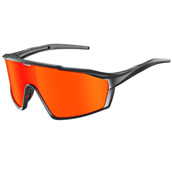 Ochelari de soare sport polarizati cu 5 lentile, TR90, Negru Ochelari de soare sport polarizati cu 5 lentile, TR90, Negru