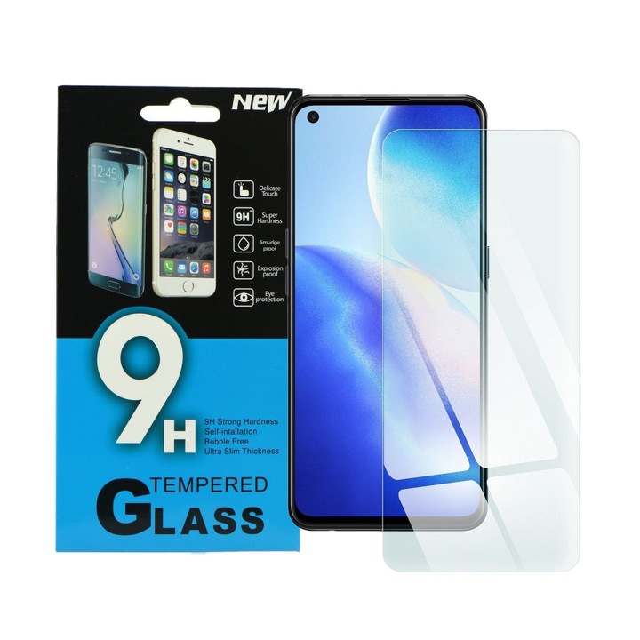 Oppo Reno 5 4G / Reno 5 5G / Reno 5K / Find X3 Lite kompatibilis üvegfólia, előlapi, edzett