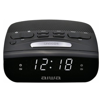 Radio Cu ceas si Alarma Aiwa, CR-15, 2 Alarme, Sleep, Negru/Gri Radio Cu ceas si Alarma Aiwa, CR-15, 2 Alarme, Sleep, Negru/Gri