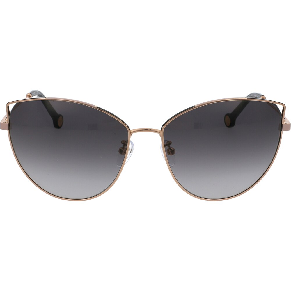 Ochelari de soare Carolina Herrera SHE140 08FE, Auriu, 59 mm