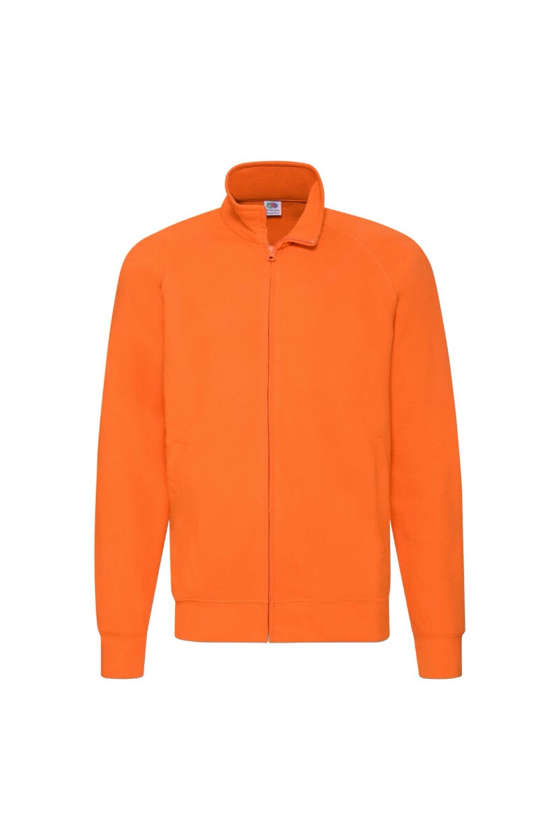 Bluza cu fermoar Fruit of the Loom, Portocaliu