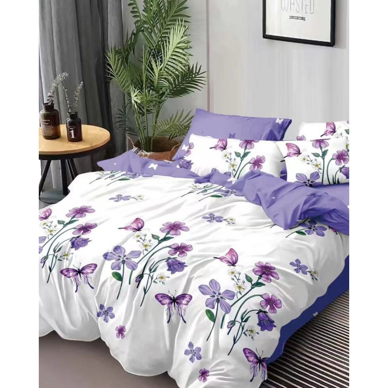 Set Lenjerie Finet Satinat, 6 Piese, Pat 2 Persoane, Elegant Pucioasa, FNM-202