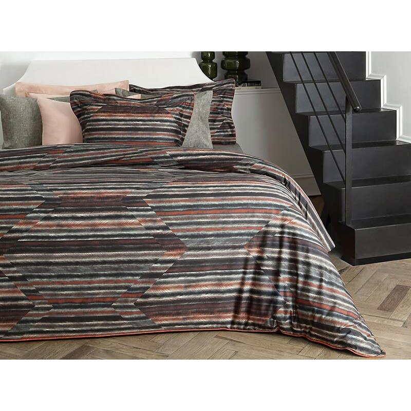 Lenjerie pentru pat dublu, bumbac egiptean, 6 piese, VALERON, model Carlotta