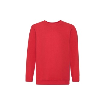 Bluza copii Set-in Sweat, Fruit of the Loom, Bumbac/Poliester, 9-11 ani, Rosu Bluza copii Set-in Sweat, Fruit of the Loom, Bumbac/Poliester, 9-11 ani, Rosu