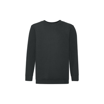 Bluza copii Set-in Sweat, Fruit of the Loom, Bumbac/Poliester, 7-8 ani, Negru Bluza copii Set-in Sweat, Fruit of the Loom, Bumbac/Poliester, 7-8 ani, Negru