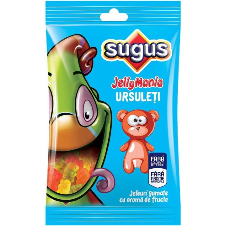 Jeleuri Sugus JellyMania Ursuleti, Fructe, 75 g