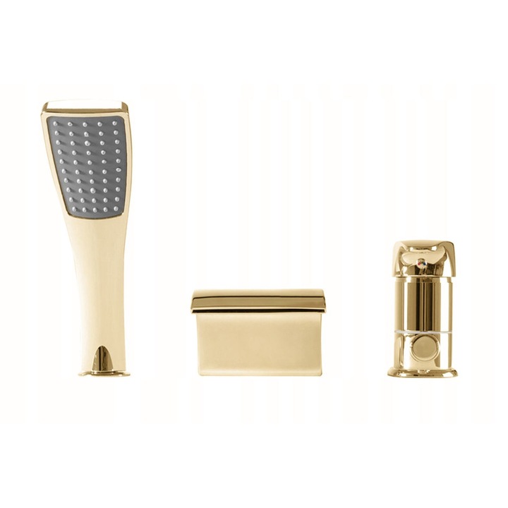 Смесител за вана Rea Riven Gold, Златист