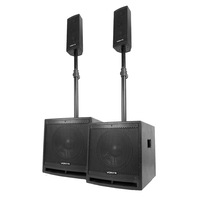 Sistem de sonorizare 2.2 (2x boxe active, 2x subwoofer) Bluetooth/USB/SD, Vonyx VX1000BT