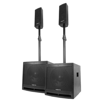 Sistem de sonorizare 2.2 (2x boxe active, 2x subwoofer) Bluetooth/USB/SD, Vonyx VX1000BT Sistem de sonorizare 2.2 (2x boxe active, 2x subwoofer) Bluetooth/USB/SD, Vonyx VX1000BT