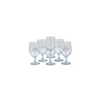 Set 6 pahare de Bere cu picior, 6 buc, sticla, 0.25 l Set 6 pahare de Bere cu picior, 6 buc, sticla, 0.25 l