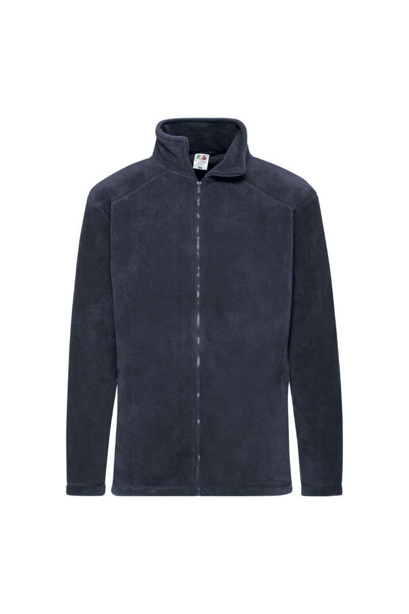 Bluza cu fermoar Fruit Of The Loom, Poliester, Bleumarin