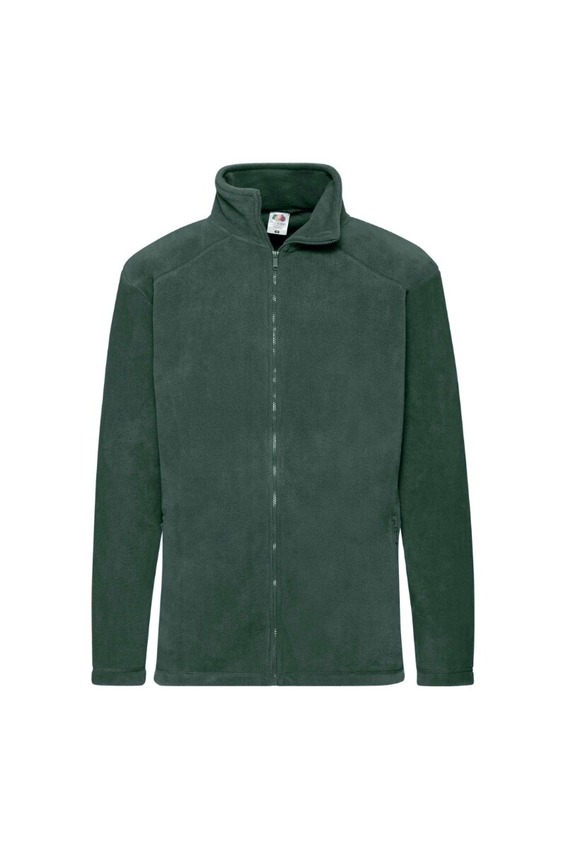 Bluza cu fermoar Fruit Of The Loom, Poliester, Verde