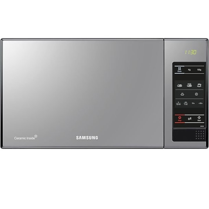 Samsung ME 83X-P, Mikrohullámú sütő, 800 W, 23 l, Ezüst