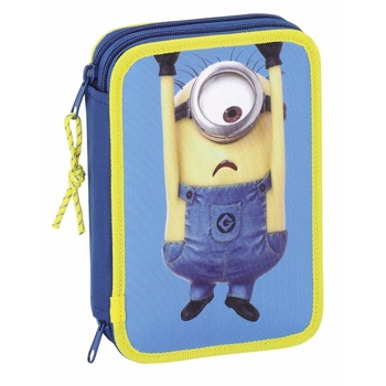 Penar dublu echipat 34 piese MINIONS 14x21x5 Penar dublu echipat 34 piese MINIONS 14x21x5