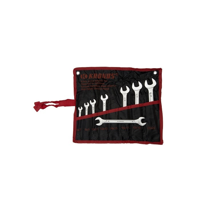 Set chei fixe duble drepte 6- 22 mm / 8 piese marca KRONUS