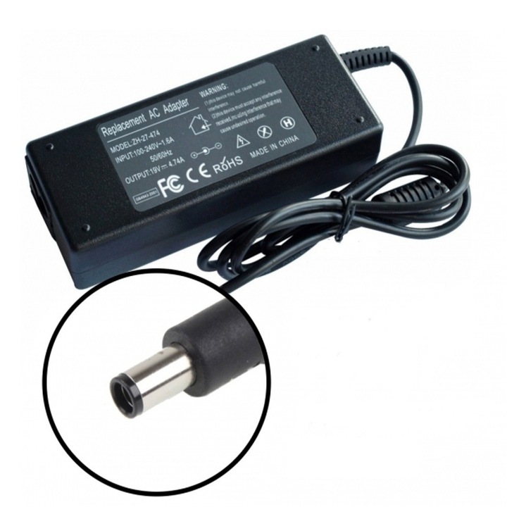 Зарядно устройство Zik за лаптоп HP 90w