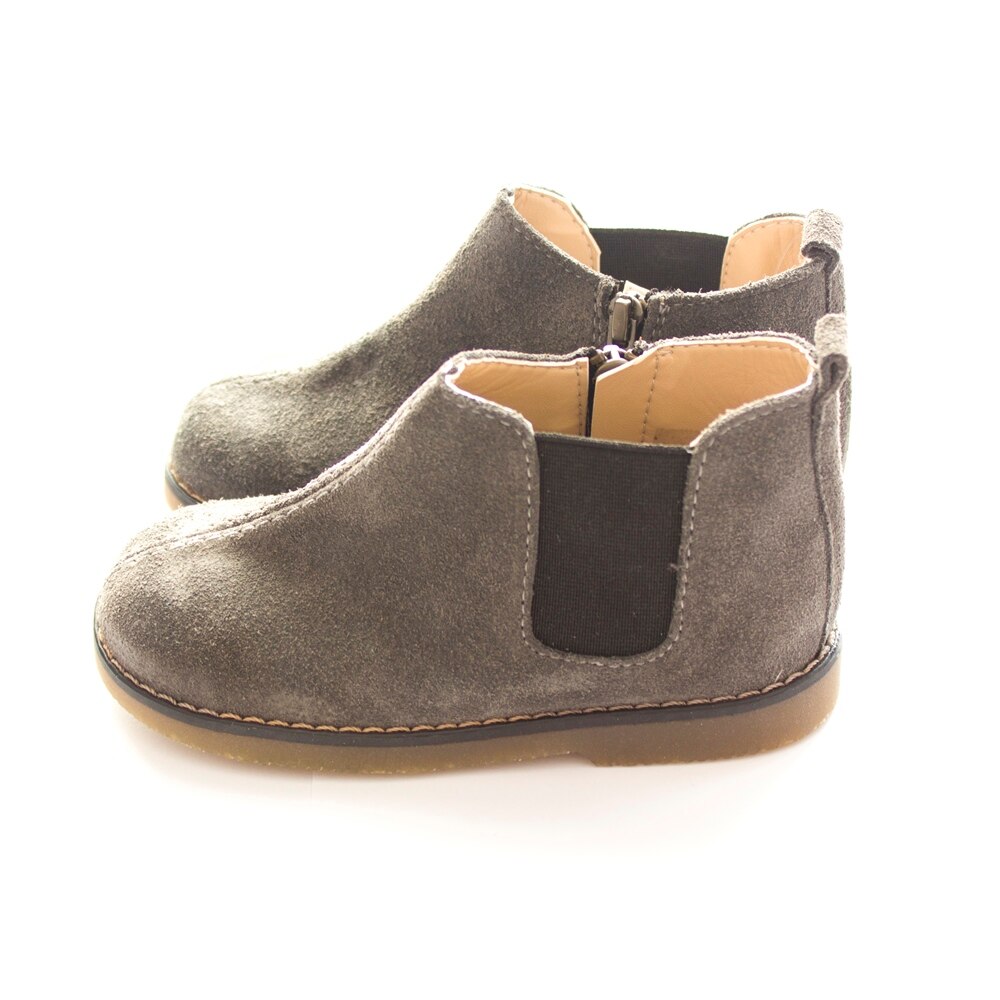 Ghete Babywalker Unisex, Piele intoarsa, 24, 15.3 cm