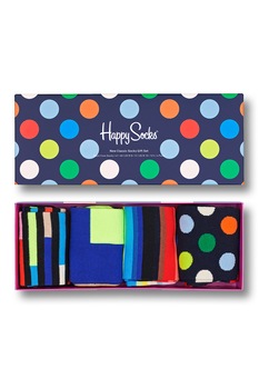 Happy Socks, Set unisex de sosete lungi cu model, 4 perechi, Multicolora, 36-40 Happy Socks, Set unisex de sosete lungi cu model, 4 perechi, Multicolora, 36-40