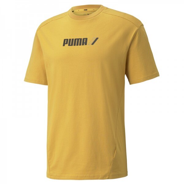 Tricou Puma rad cal tee 589385-37, Barbati, XS INTL, Galben