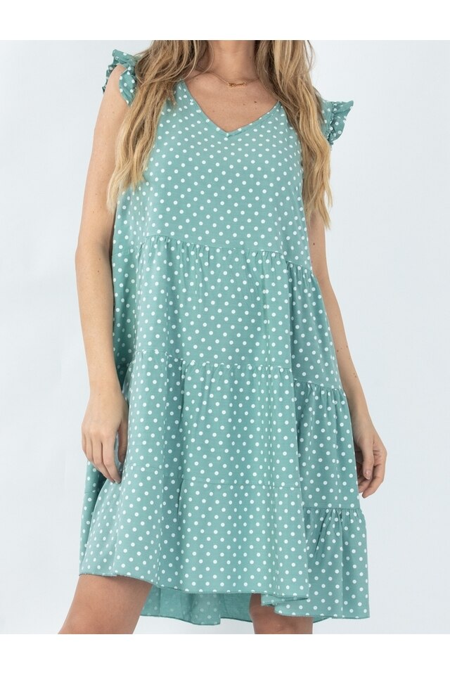 Rochie Dama Leeann Kaki, Marime Unica