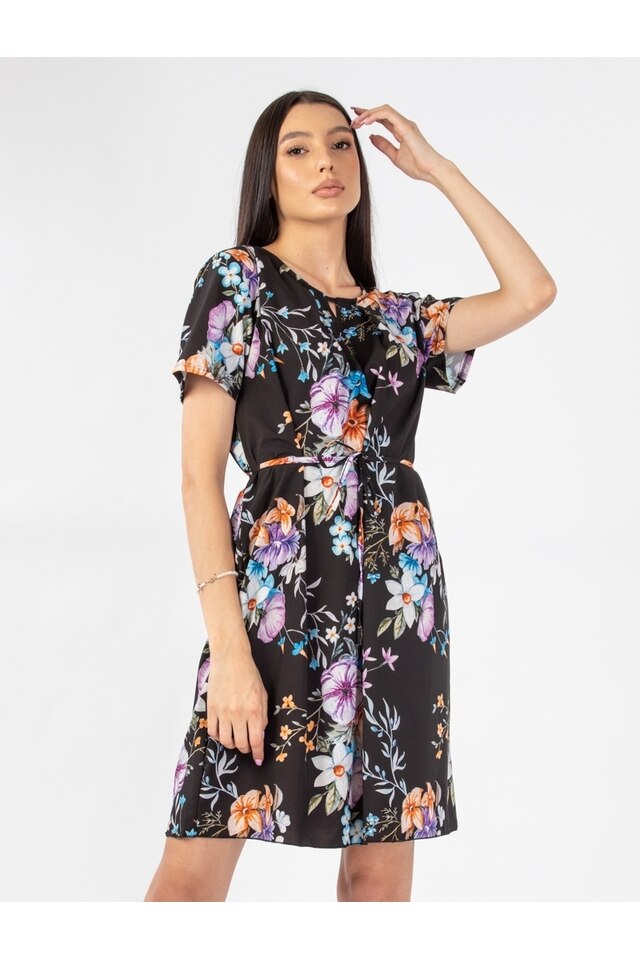 Rochie Dama Lilibeth Negru, marime universala