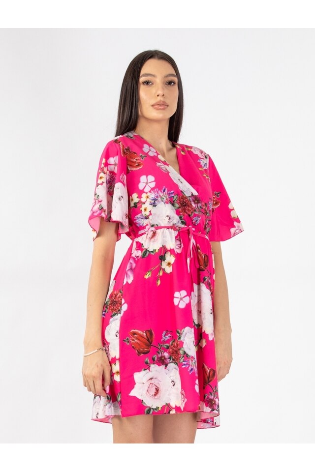 Rochie Dama Shantae Fucsia, marime universala